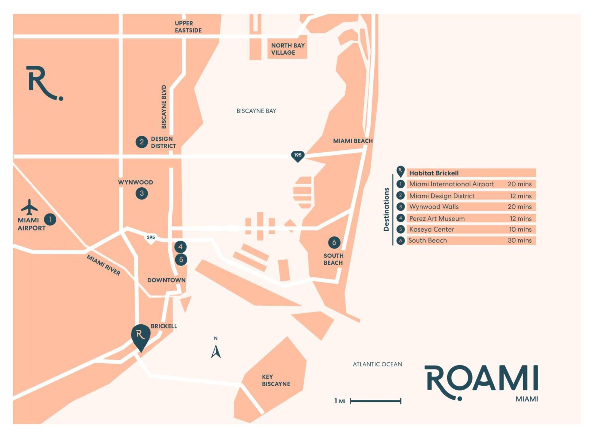 Roami At Habitat Brickell Aparthotel Miami Exterior photo